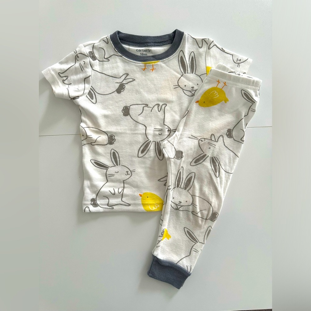 18M Bunny&Chick Pajamas